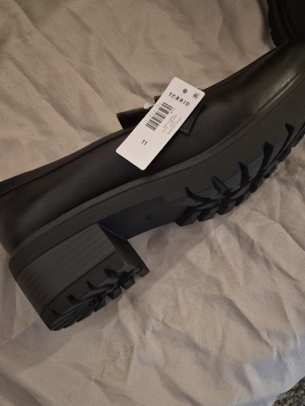 torrid Black Chunky Penny Loafers - Picture 3 of 5